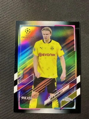 2021 Topps Chrome Erling Haaland STEVE AOKI #49 92/99 YS77 - Image 1 of 2