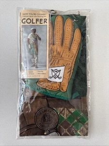 Costume Halloween Golfista Stampa Grembiule E Forno Mitt Set Grembiule Regolabile Nuovo! - Foto 1 di 3
