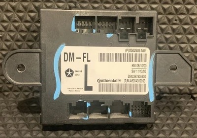 05026861AE Dodge 2012 2013 Grand Caravan módulo de puerta de conductor Chrysler Town V98 Foto 1 de 4