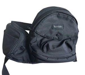 Tushbaby Hip Seat Baby Carrier Black- Used Ergonomic Waist Pack - Picture 1 of 2