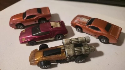 Lote Sizzler Hot Wheels, Revenue Heaven, 2 Cuda Trans Am, ¿cohete car? Foto 1 de 3