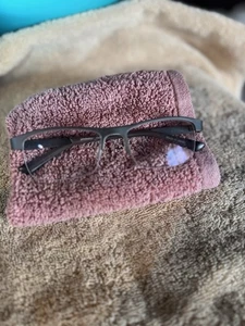 Prodesign Denmark 1408 6531 Titanium Black Half Rim Glasses 53 17 140 - Picture 1 of 5