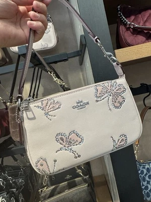 NWT Coach Nolita 19 With Sparkly Butterfly Print CCF58 - Image 1 of 4