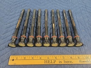 9 Antique Pump Organ Pulls Stops Estey #0630 - Picture 1 of 5