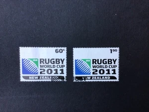 NEW ZEALAND USED CTO SET-2010 RUGBY WORLD CUP 2011 SG 3234/5 - Picture 1 of 1
