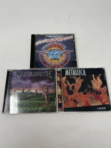 Rock & Metal CD Lot: Megadeth, Metallica, Masters of Metal Compilation - Picture 1 of 5