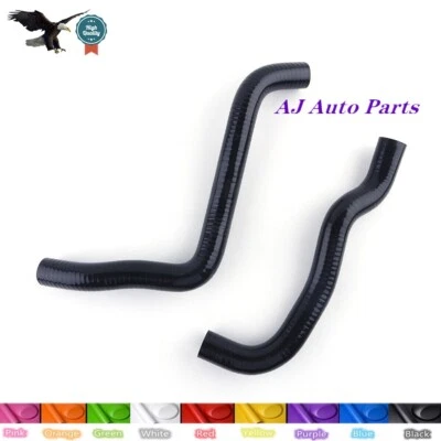 Manguera de radiador de refrigerante de silicona para Yamaha YZF R6 600 2003-05/R6S 2006-09 y negra Foto 1 de 4