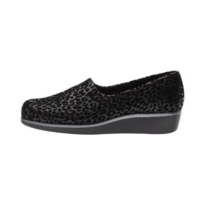 Zapatos para mujer SAS negros con estampado de leopardo - Talla 9N - ¡Nuevos en caja! Foto 1 de 4