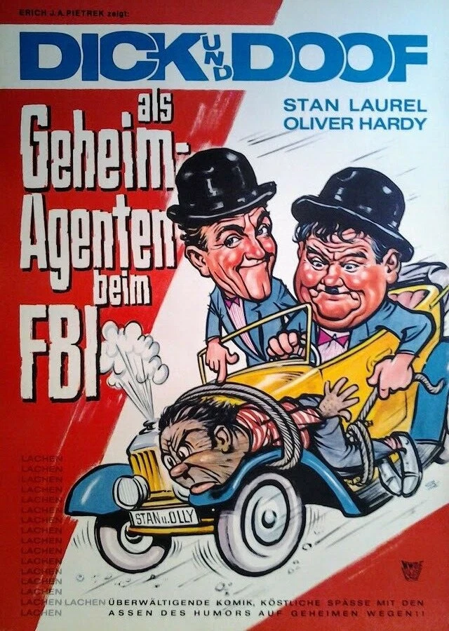 Laurel & Hardy: Dick und Doof als Geheimagenten | orig. Filmplakat A1 gerollt - Bild 1 von 1