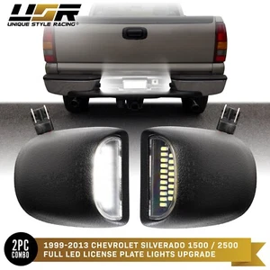 Rear LED License Plate Light Set Left+Right For 1999-2013 Chevy Silverado Pickup - Picture 1 of 17