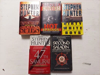 Lot Of 5 Stephen Hunter Paperback Books Second Saladin White Boys - Изображение 1 из 4