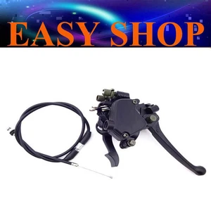 Thumb Throttle Cable Twin Brake Lever 50cc 90cc 150cc 250cc Atomic DHZ Assassin - Picture 1 of 8