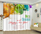 3D Colored Decorative Ball I130 Christmas Window Photo Curtain Fabric Quality Am