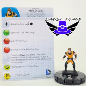 DC Heroclix TIMBER WOLF - 015 - COMMON Superman Legion Super Heroes Set #14 - Picture 1 of 1