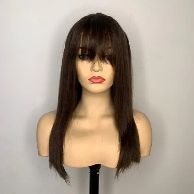Harriet fringe colour 2 fringe straight long European 100%  human Hair Wig - Image 1 of 4