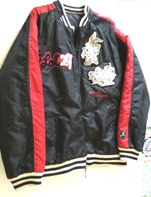 Винтажный лот 29 Looney Tunes мужской Varsity куртка Wile E койот размер XL - Изображение 1 из 4