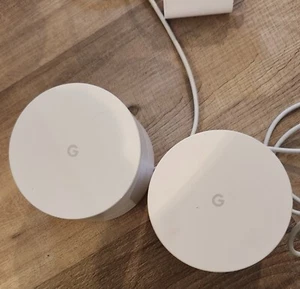 2 Google AC-1304 WiFi Point Router With Power Cord WORKS - Afbeelding 1 van 5