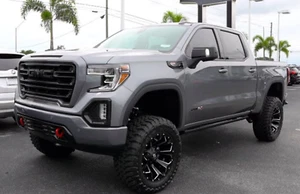 GMC Sierra 1500 Front Bumper Grille Gloss Black 2019 2020 2021 AT4 Style - Picture 1 of 2