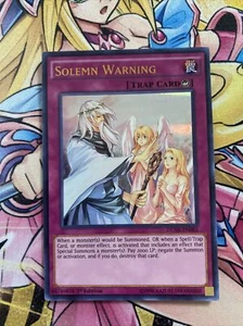 1x Solemn Warning DUSA-EN085 Ultra Rare 1st Edition VLP (SR) - Picture 1 of 2