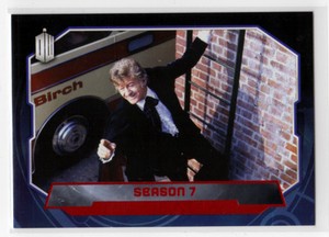 Topps Doctor Who 2015 Red Foil Parallel Base Card #172 Season 7 - 41/50