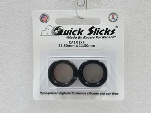Quickslicks CA101XF Silicone Tires for Carrera Mustang GTY 1:32 Slot Car Part - Picture 1 of 12