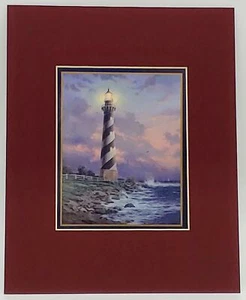 Cape Hatteras Light Print by Thomas Kinkade in 8 x 10 Matte with COA F405071 - Picture 1 of 2