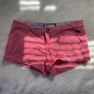 Abercrombie Cut Stretch Pink Shorts Youth 16 Y2K - Picture 1 of 6