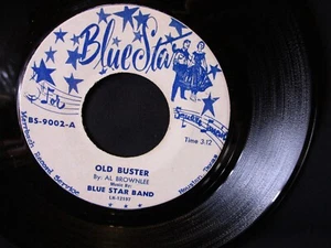 Blue Star Band Old Buster / Old Busters Answer 1970's 45 Single Record BS 9002 - Foto 1 di 2
