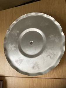 Lazy Suzy Vintage Art Deco Aluminum Hand Wrought Tray - Picture 1 of 6