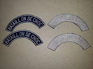 K1107 Indochina France French Army Tabs Battalon de Choc Assault Battalion L3C - Picture 1 of 3