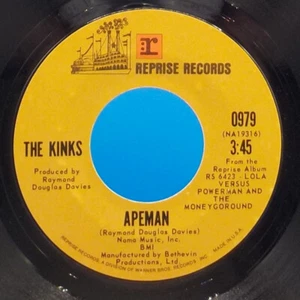 The Kinks 45 Apeman / Rats EX E12 - Picture 1 of 2
