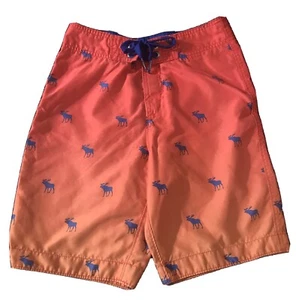 Boy’s Abercrombie & Fitch swim trunks size L orange - Picture 1 of 5