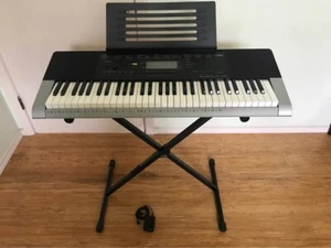 Casio CTK-4400 Schwarz Digital Electronic Portable Keyboard mit Zubehör Set - Bild 1 von 2