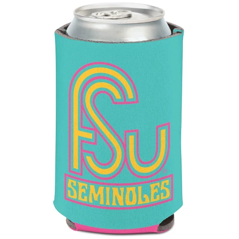 WinCraft Teal/Pink Florida State Seminoles 12oz. Beach Club Can Cooler Cover