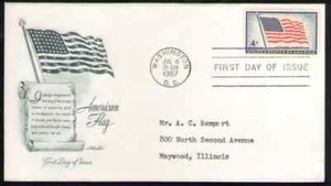 US. 1094. 4c. "Old Glory" (48 Star) Flag. Artmaster FDC. 1957 - Picture 1 of 1
