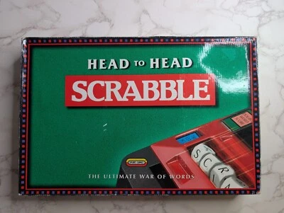 Vintage Scrabble Head to Head Board Game by Spears Games 1997 Complete  - Image 1 of 4