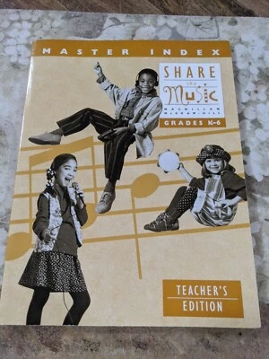 Share the Music Master Index Teachers Edition  - Image 1 of 4