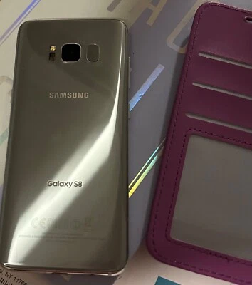 Smartphone Samsung Galaxy S8 SM-G950U - 64GB - Plata Ártica (Metro) Foto 1 de 2