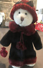 New W Tags Russ Larisa Teddy Bear Standing Plush Stuffed Matching Hat Coat