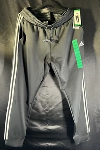 Women’s Adidas Aeroready Jogger Sweatpants SZ X-Large Three Stripes Black, White - Picture 1 of 9