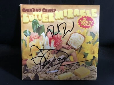 HAND SIGNED TO COVER COUNTING CROWS BUTTER MIRACLE THE COMPLETE SWEETS! CD - Image 1 of 4
