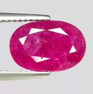 Pietra preziosa rubino rubino 4,13 cts sangue di piccione naturale non riscaldata rosso birmano - Foto 1 di 2
