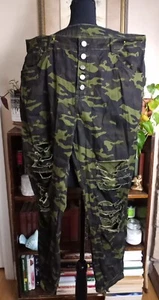 SHEIN Curve Women's 3XL Ripped Skinny Jeans Camo Button Fly - Picture 1 of 10