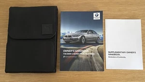 BMW 3 SERIES PLUG IN HYBRID OWNERS HANDBOOK MANUAL PACK+ WALLET 16-19 2018 - Picture 1 of 3