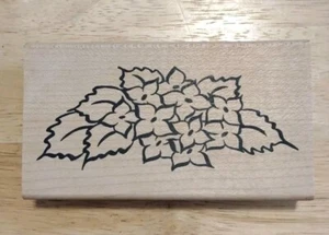 Rubber Stamp With Flowers Denamidesign 2003 Vintage - Picture 1 of 3