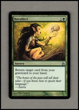 FOIL RECOLLECT Ravnica City of Guilds Magic the Gathering mtg 1x x1 LP