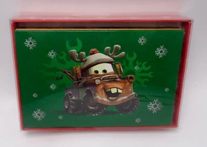 Disney's California Adventure Cars Land Christmas Card Set of 12 - Picture 1 of 2