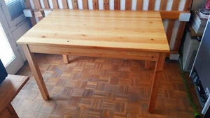 Tisch, Küchentisch, Esstisch, Holztisch; Maße: 120 x 75 x 75; IKEA - Bild 1 von 9