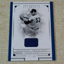 2016 Panini National Treasures Leagues Best 27/49 Don Drysdale #LL-DD HOF