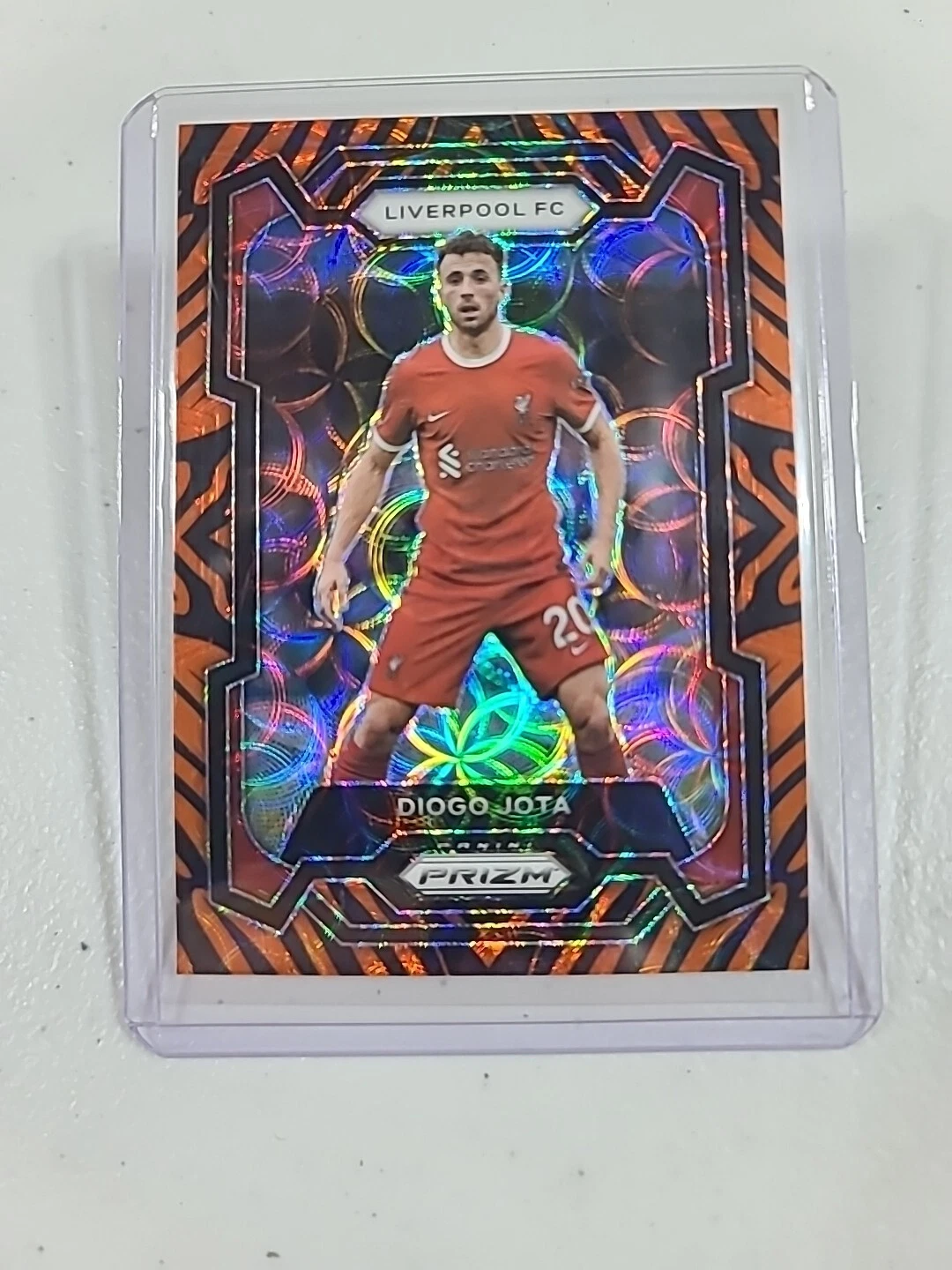 2022-23 Prizm Premier League #188 Diogo Jota Tiger Stripe Choice Prizm